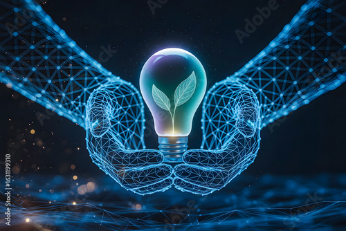 Innovative Technology and Green Energy Concept