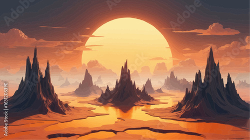 Electric Mirage on the Silent Plateau
