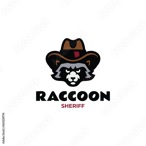 Mascot Pirate Raccoon Logo Design