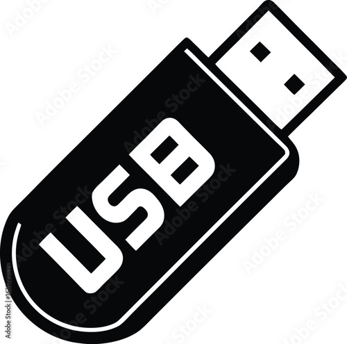 USB Drive Silhouette