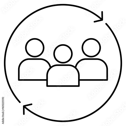 Employee Retention Icon