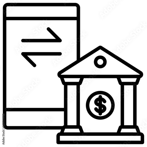 Mobile Banking Icon