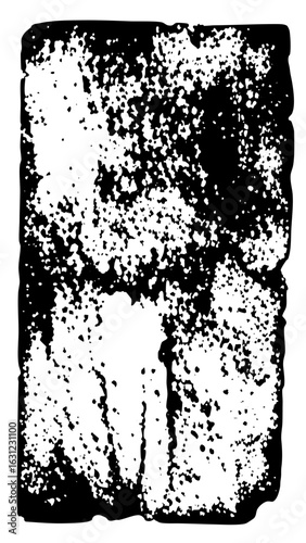 Vector Abstract distressed texture with scattered speckles and dark voids.