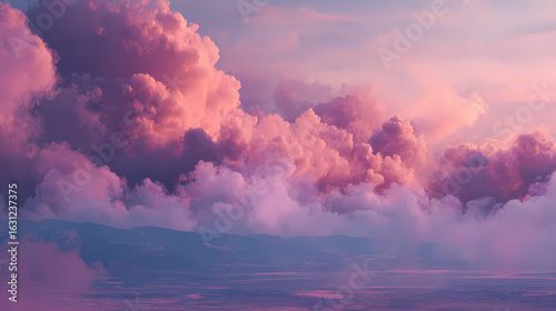 vaporous core emits a faint lavender hue through a field of chromatic haze