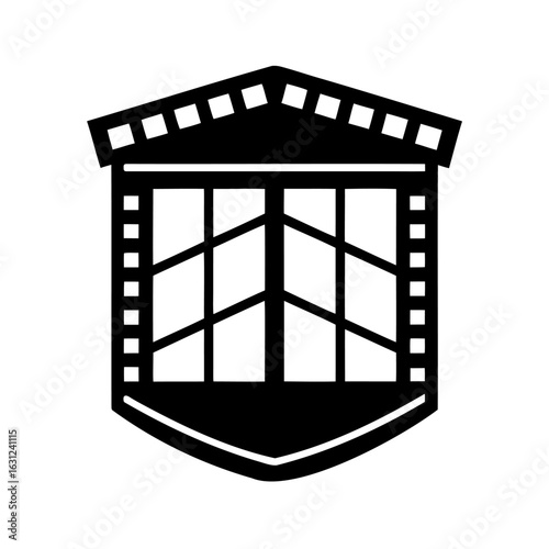 Cinematic Frame Home Entrance Symbolizing Storytelling Through Film and Architecture