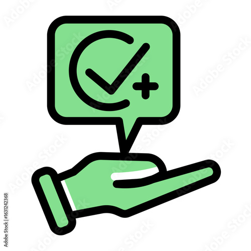 Coaching Guidance Bubble Icon from Mentoring Collection (Glyph Color Lineal Style)