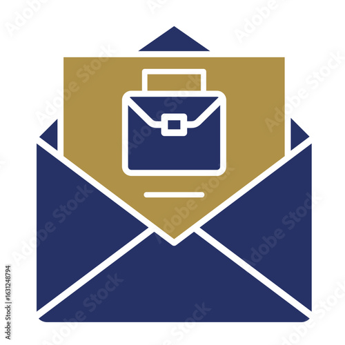 Job Offer Letter  Icon Element For Design
