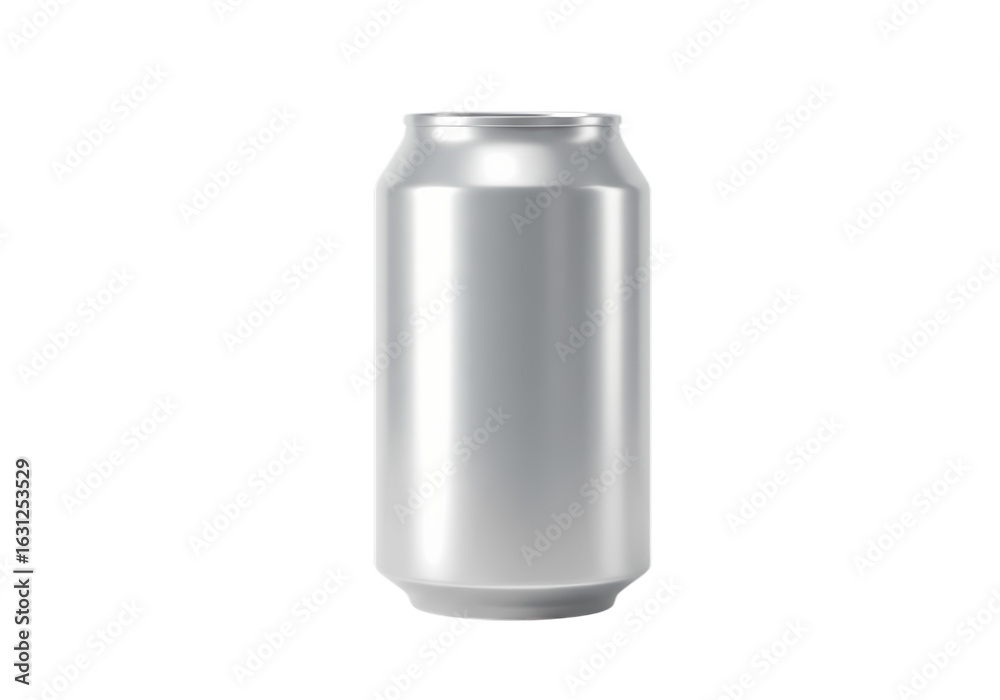 Blank Aluminum Can: Beverage Packaging Mockup Blank Aluminum Can: Beverage Packaging Mockup