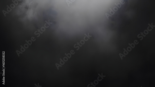 Smooth dark gray wallpaper with rough foggy texture, moody atmosphere, soft gradient, abstract background, mysterious and calming visual effect