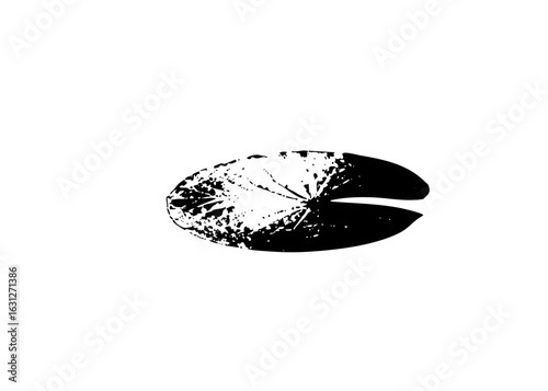 Vector Abstract cracked fortune cookie .