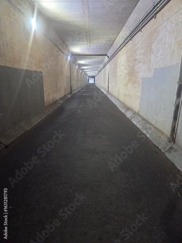 underground parking garage
