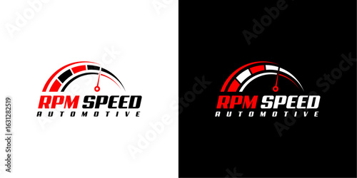 RPM Speed Automotive Logo Design Template