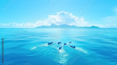 Top-down drone shot showcasing a pod of pilot whales