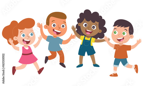 School Boy & grils