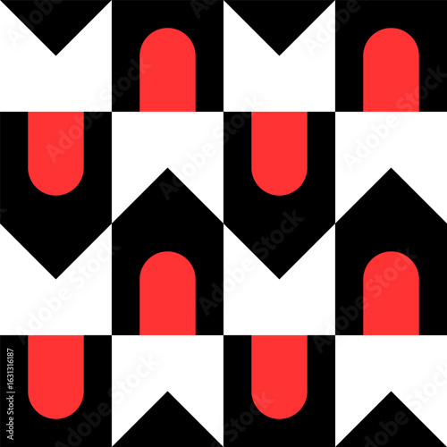 Abstract geometric seamless...
