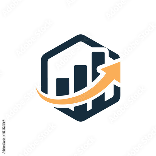 Unique financial logo Modern and minimalist vector and abstract logo