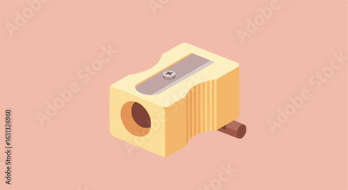Still life of sharpener on a solid background for sharpening tools