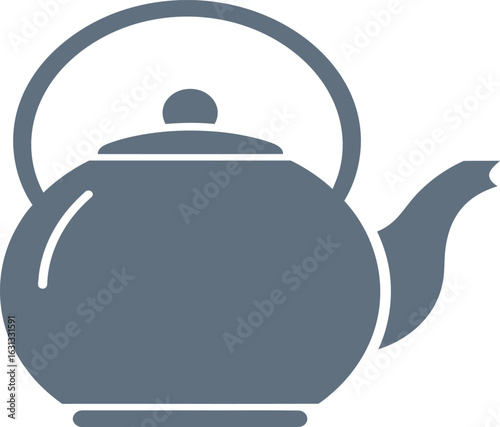 vector illustration of traditional kettle