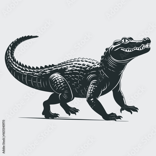 iguana isolated on white