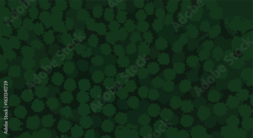 Forest canopy background or texture for design. Woodland overhead pattern