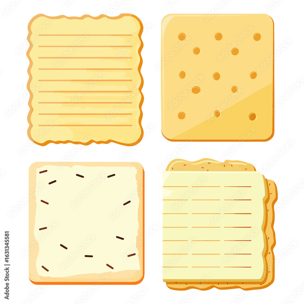 Fototapeta premium PNG Bread sticky notes illustration, transparent background set