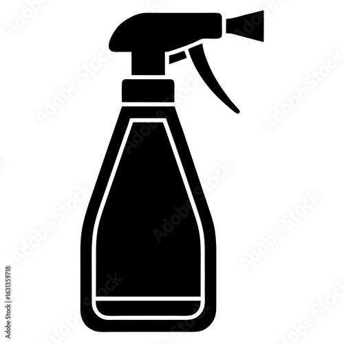 blue spray bottle