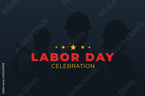dark themed labor day silhouettes lineup