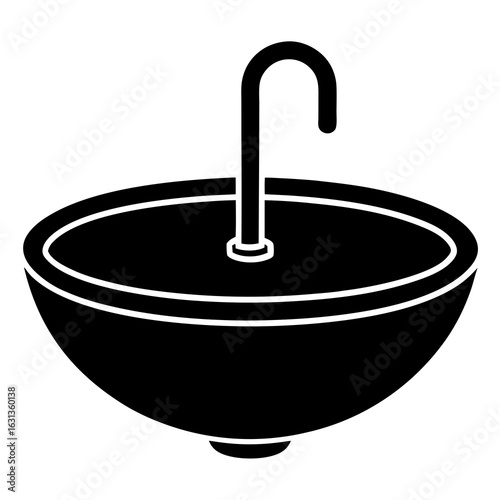 water flowing from a faucet