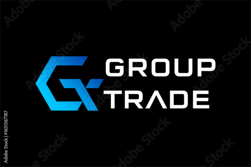 Group Trade logo on black background