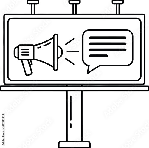 Grab attention with this billboard promotion and advertising message now