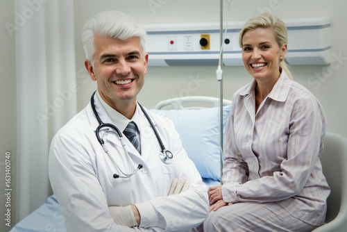 : Medycyna na świecie. Prawidłowa diagnoza i wsparcie medyczne. Ścisłe procedury lekarskie w klinice.