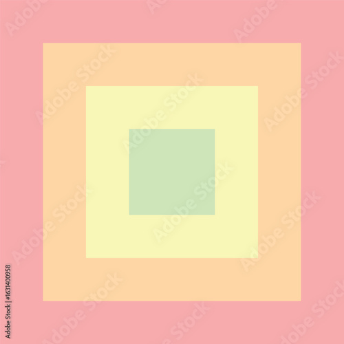 Pastel Gradient Square Background – Minimal Abstract Retro Style
