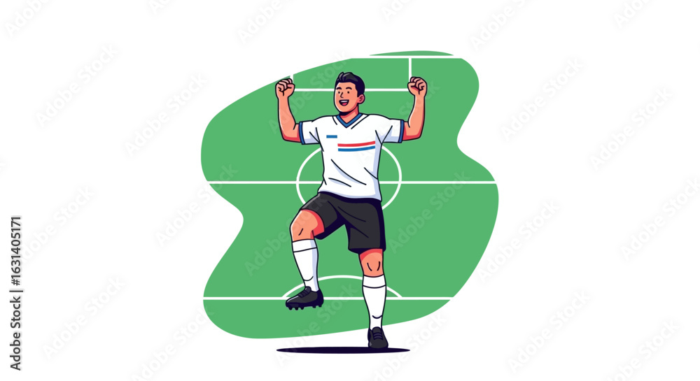 Fototapeta premium football player