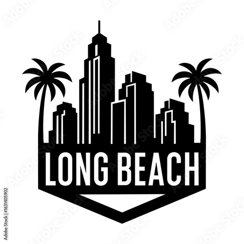 Long Beach Skyline Logo Emblem [Converted].eps