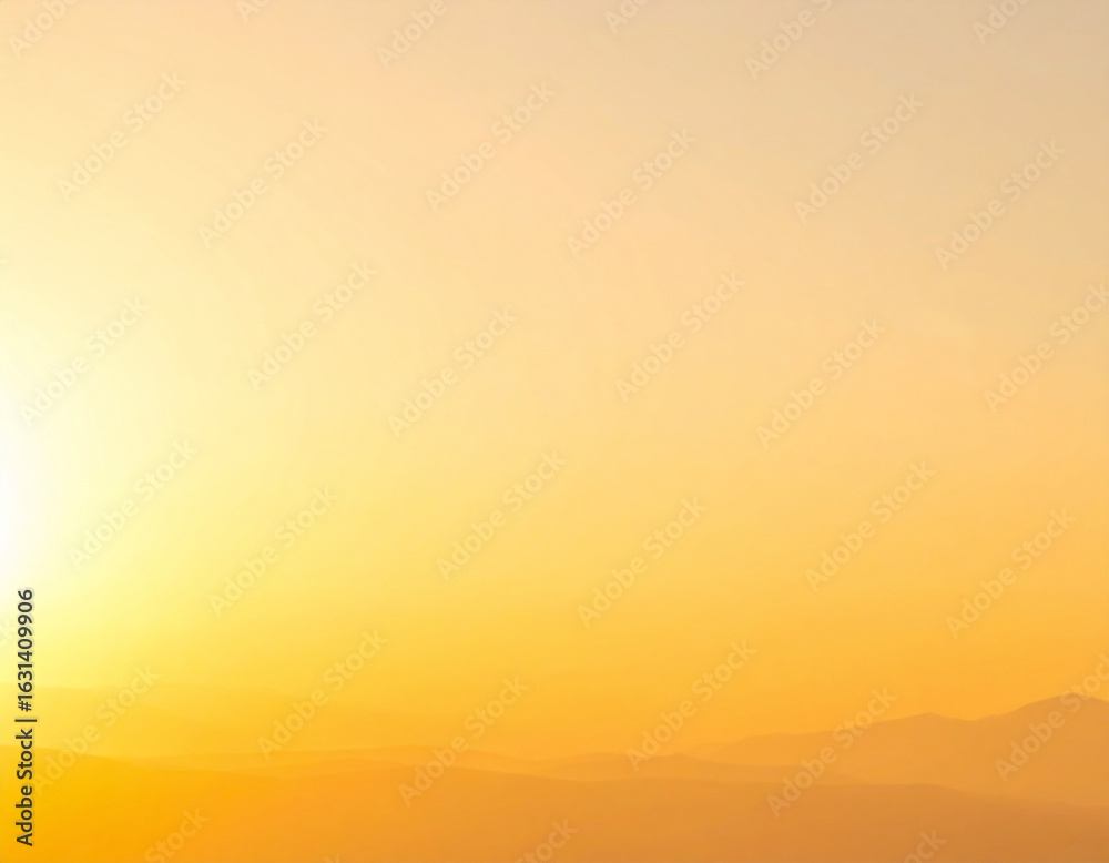 Obraz premium Warm Ambient Sunlight Gradient Background