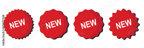  New Collection and Labels for Promotions. new arrival icon isolated. Set of new arrival tag icon set Stickers for shop product tags . eps 10 
