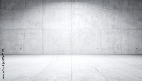 Empty Concrete Room: Minimalist Interior Design