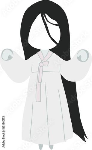 얼굴합성_처녀귀신02_달걀귀신_공포_호러_납량특집_귀신의집_전설의고향_할로윈