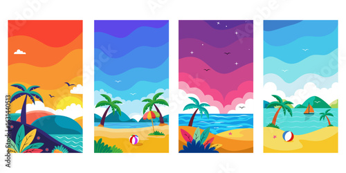 tropical beach background