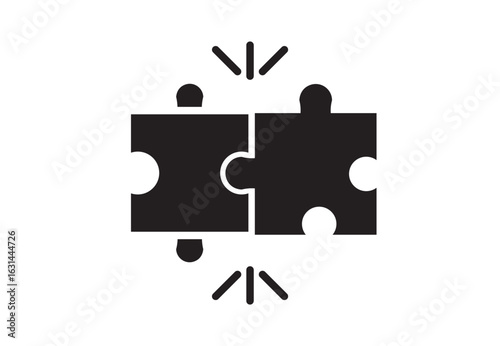 Compatibility icon symbol collection on white background. Thin linear compatibility, connection, cooperation outline icon isolated on white background. Line vector compatibility 