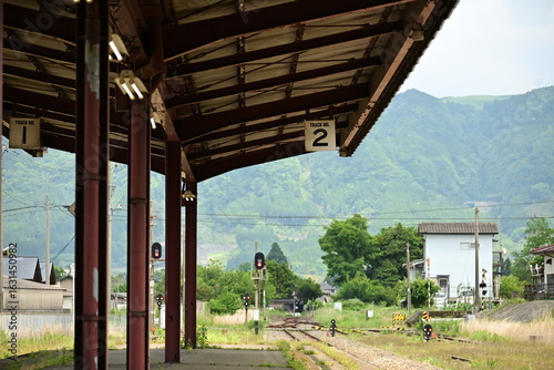山の中の駅