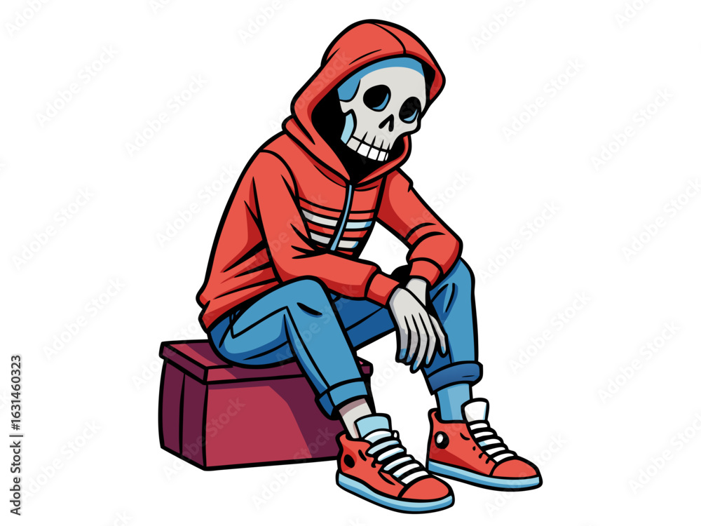 Fototapeta premium fashion skeleton