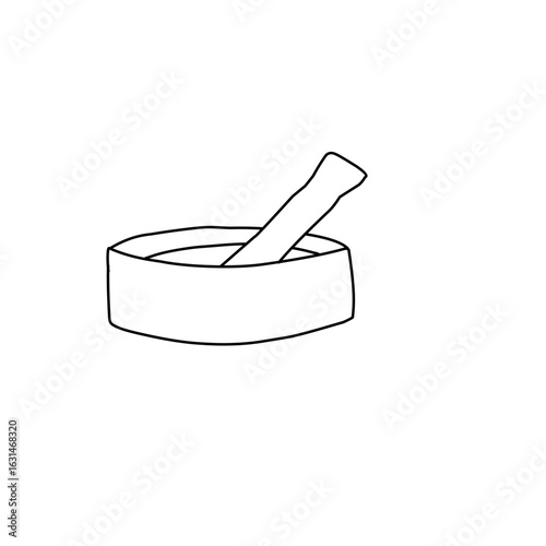 Hand drawn doodle medical laboratory icons set. Vector illustration 