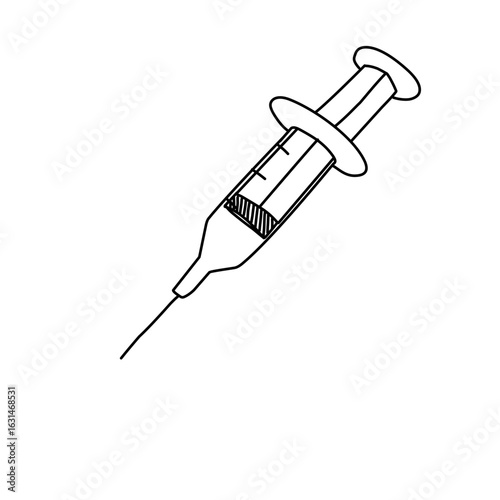 Hand drawn doodle medical laboratory icons set. Vector illustration 