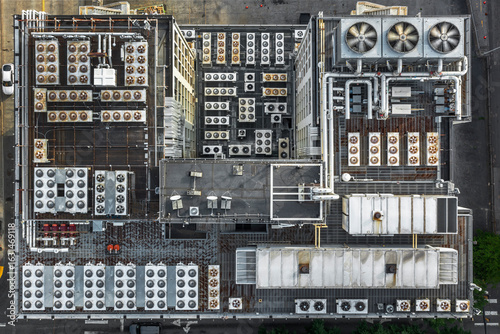 Roof of a Data Center in Atlanta, Georgia