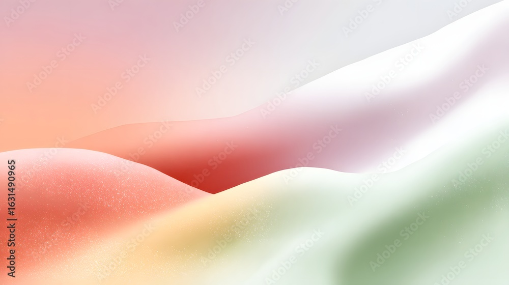 Obraz premium Abstract gradient background in soft pastel for wellness theme