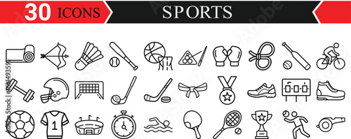 Sports  bundle Icon Set.