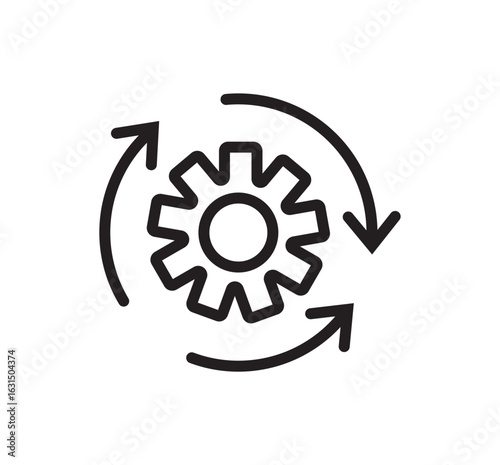 Implementation colored icon set. Icon In Different Style Vector Illustration. Designed In Thin Line, Regular Line, Bold Line, Glyph, Color Line,
