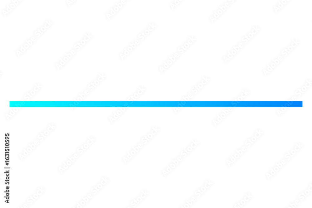 Gradient blue horizontal line design element for banners, web dividers, and digital overlays on transparent background Gradient blue horizontal line design element for banners, web dividers, and digital overlays on transparent background
