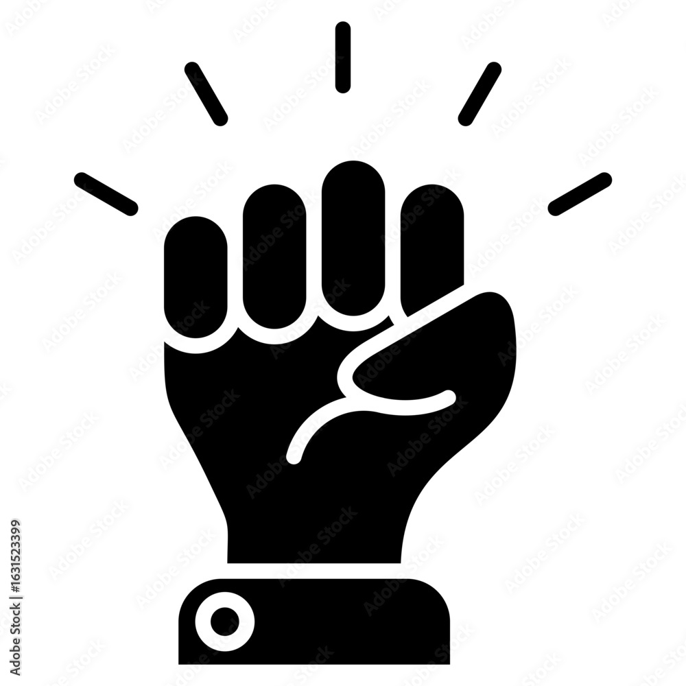 Obraz premium Spirit glyph icon